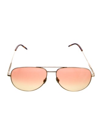 Saint Laurent Aviator Mirrored Sunglasses