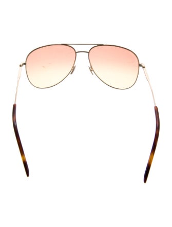 Saint Laurent Aviator Mirrored Sunglasses