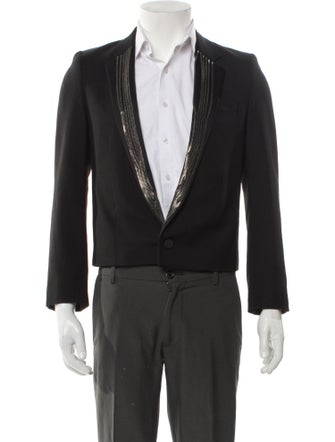 Saint Laurent 2014 Chain-Accented Blazer