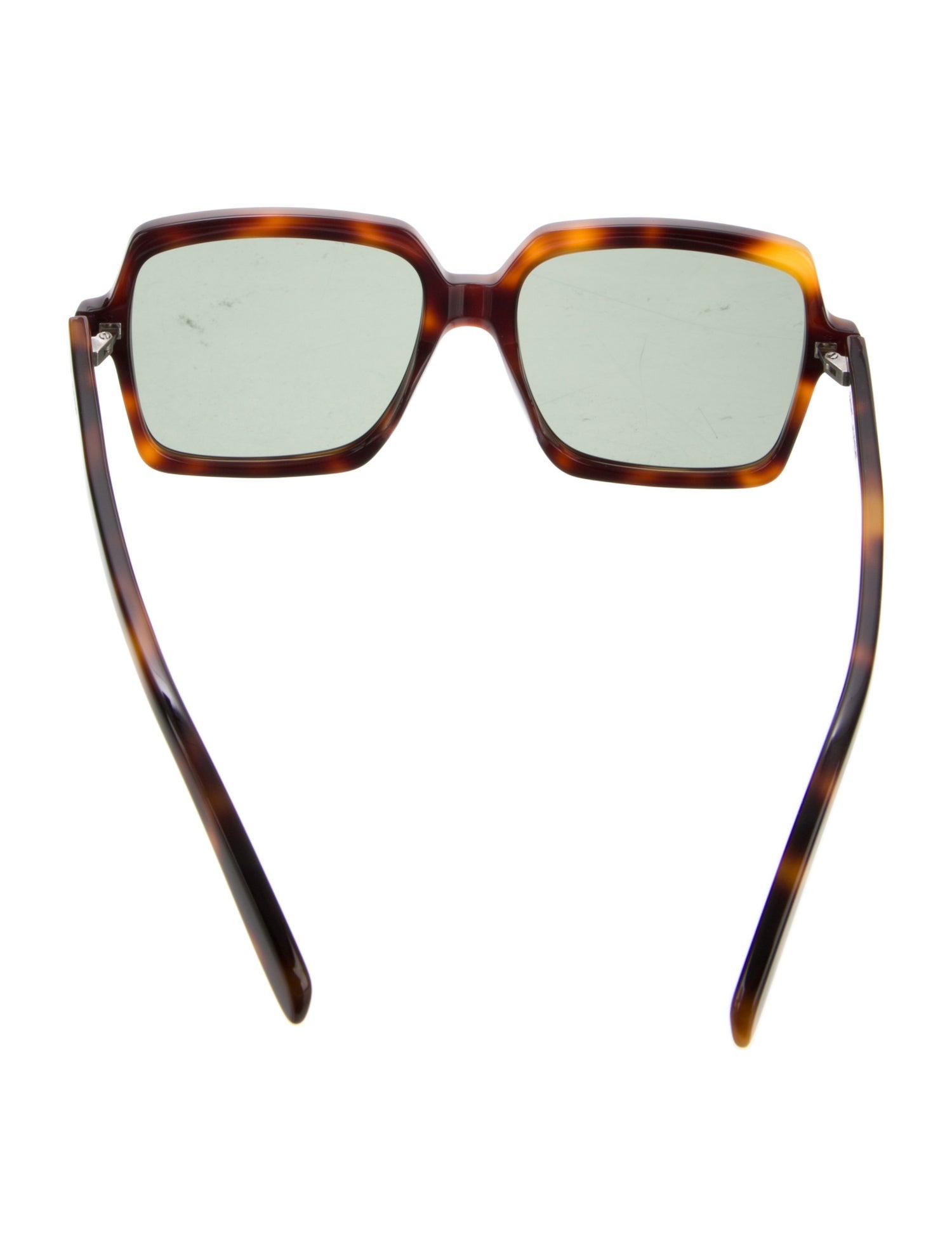 Saint Laurent Square Tinted Sunglasses w/ Tags