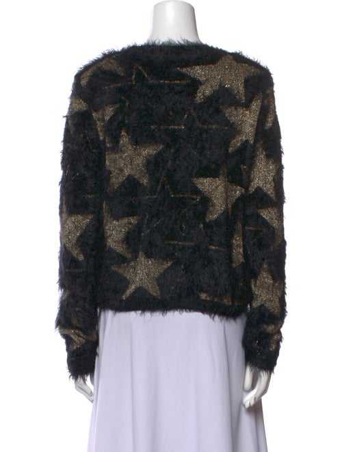 Saint Laurent Printed Crew Neck Sweater