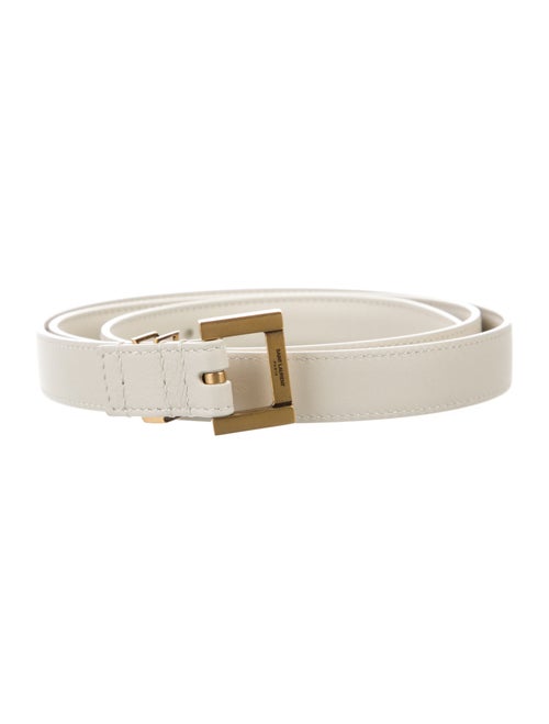 Saint Laurent Skinny Leather Belt
