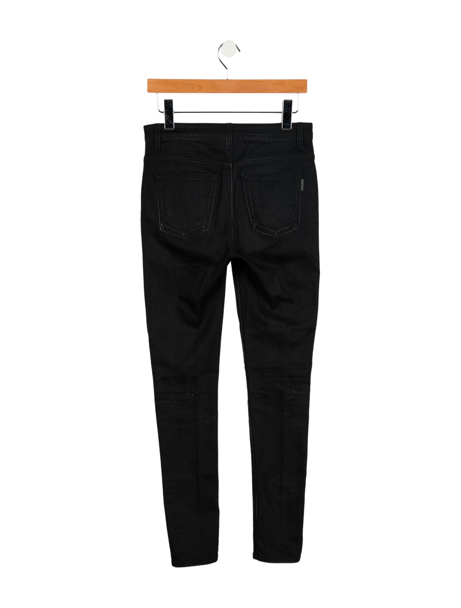 Saint Laurent Mid-Rise Skinny Leg Jeans