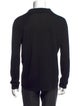 Saint Laurent Collar Long Sleeve Polo Sweater
