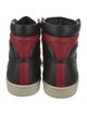 Saint Laurent Leather Colorblock Pattern Sneakers