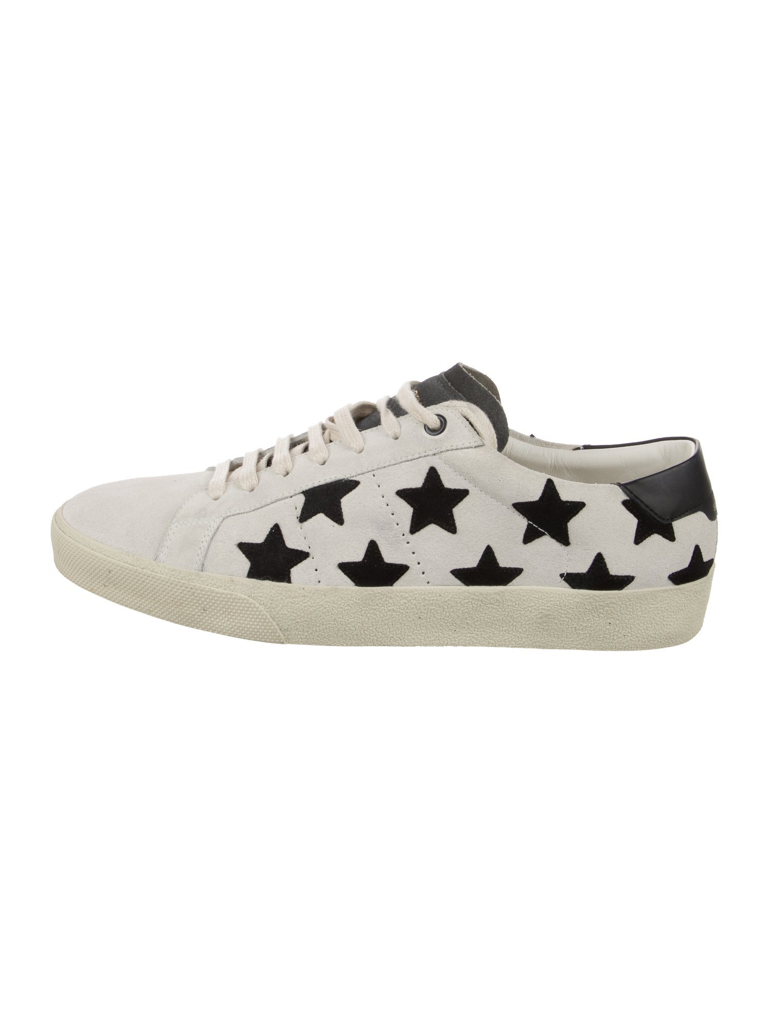 Saint Laurent Suede Printed Sneakers