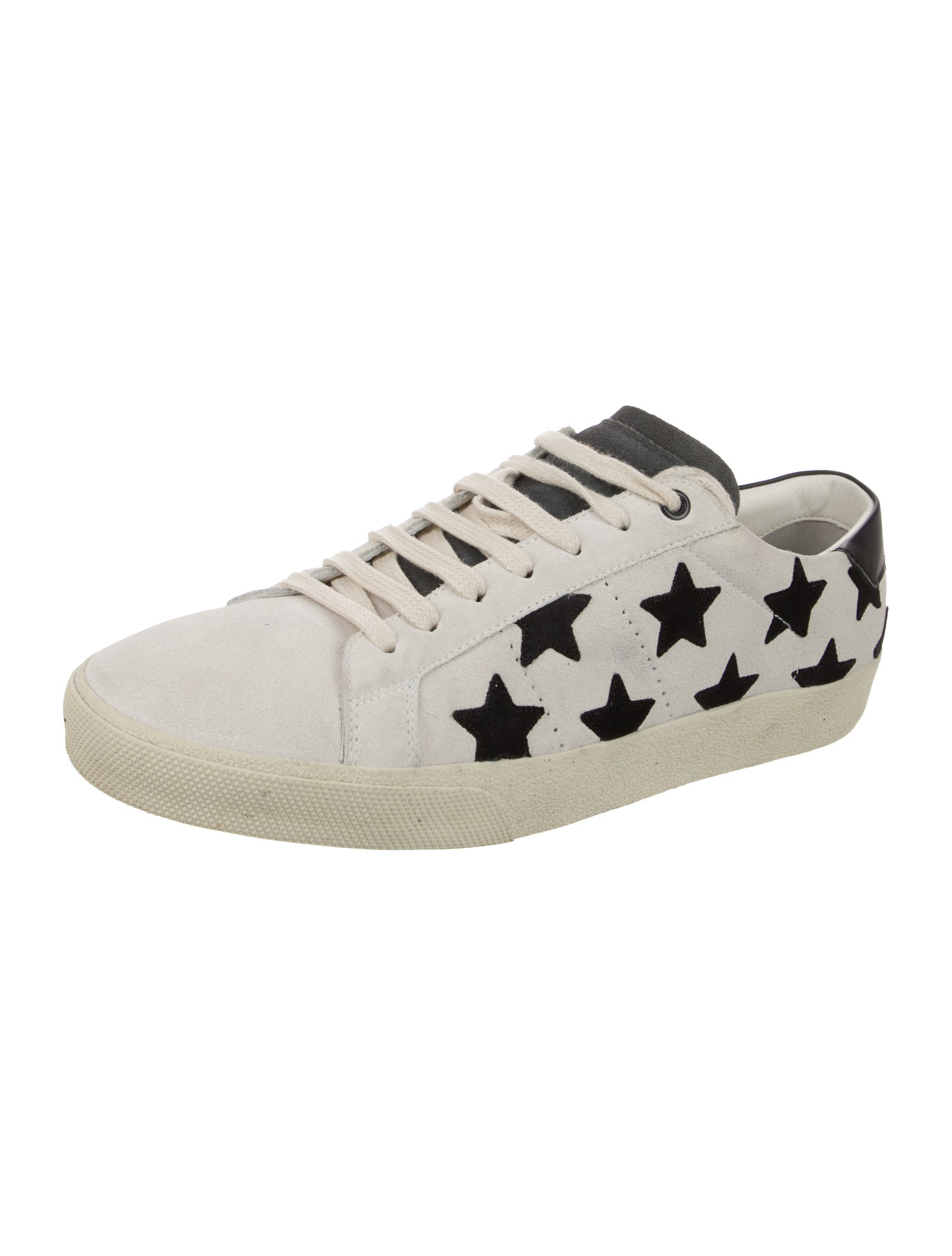 Saint Laurent Suede Printed Sneakers