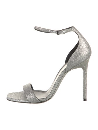 Saint Laurent Glitter D'Orsay Pumps