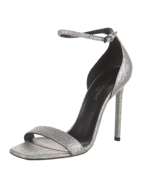 Saint Laurent Glitter D'Orsay Pumps