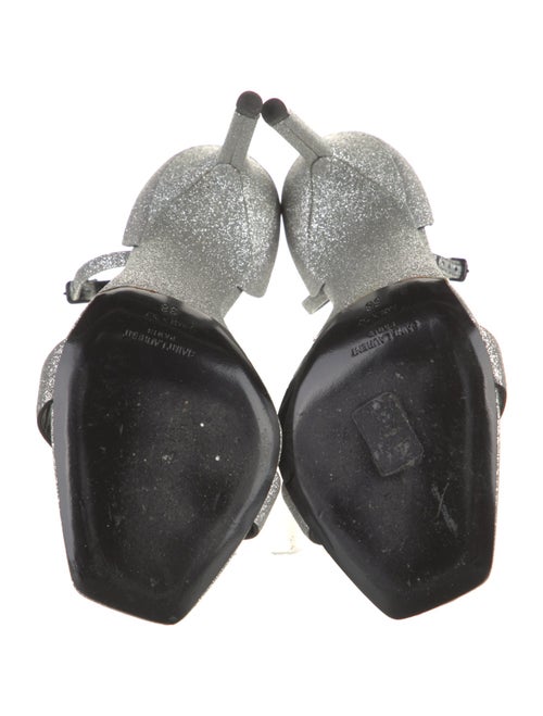 Saint Laurent Glitter D'Orsay Pumps