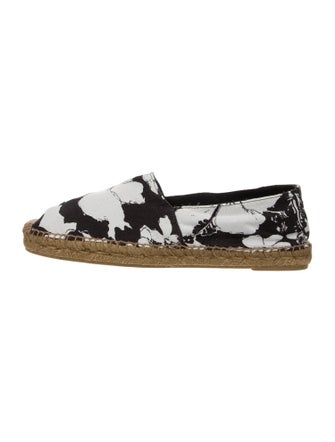 Saint Laurent Canvas Printed Espadrilles