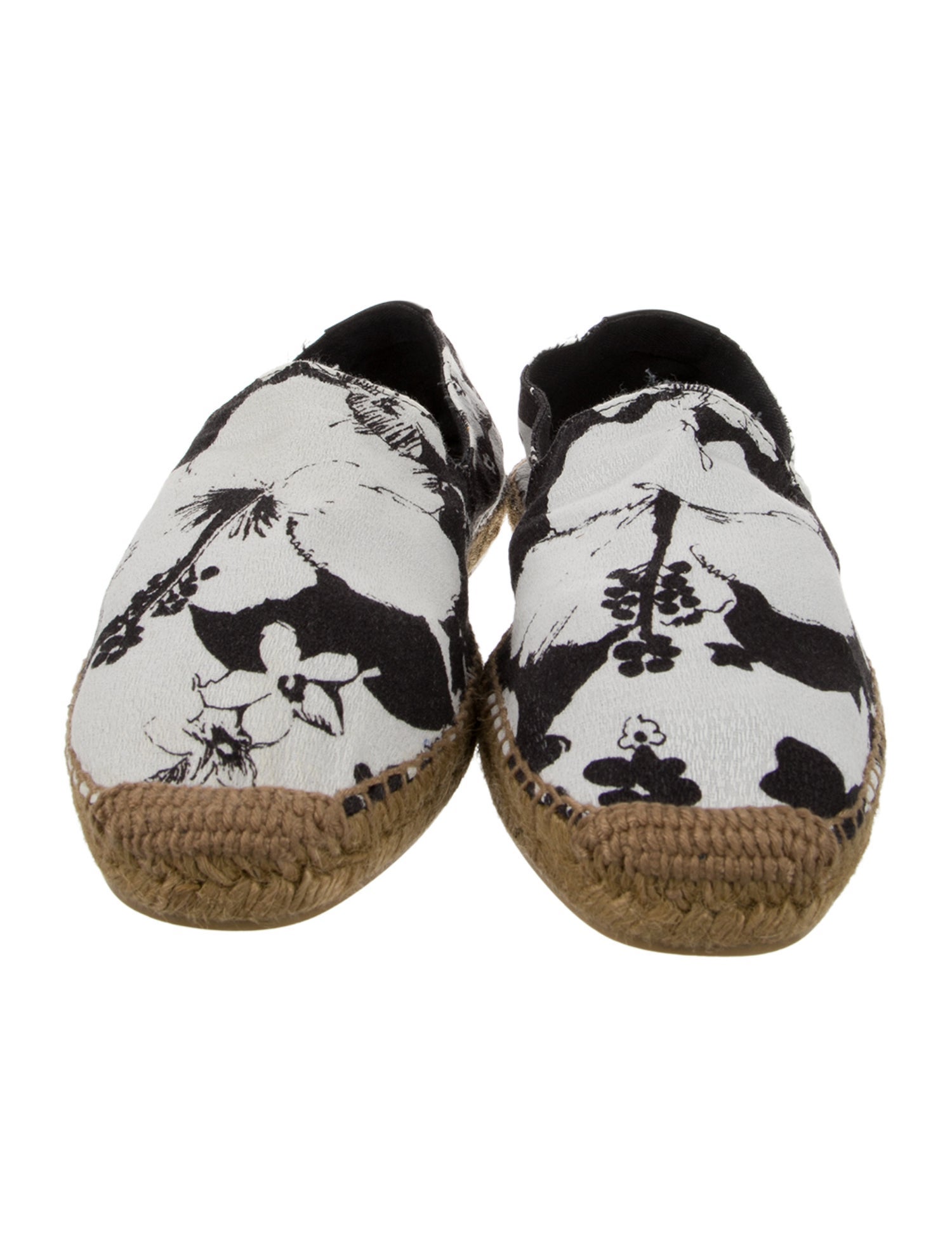 Saint Laurent Canvas Printed Espadrilles