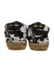 Saint Laurent Canvas Printed Espadrilles