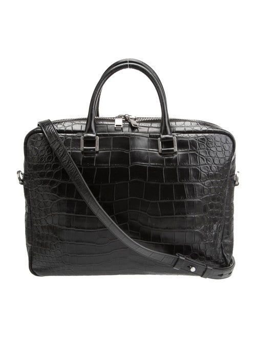 Saint Laurent Embossed Leather Sac De Jour