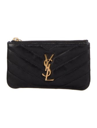 Saint Laurent Key Pouch Leather Wallet