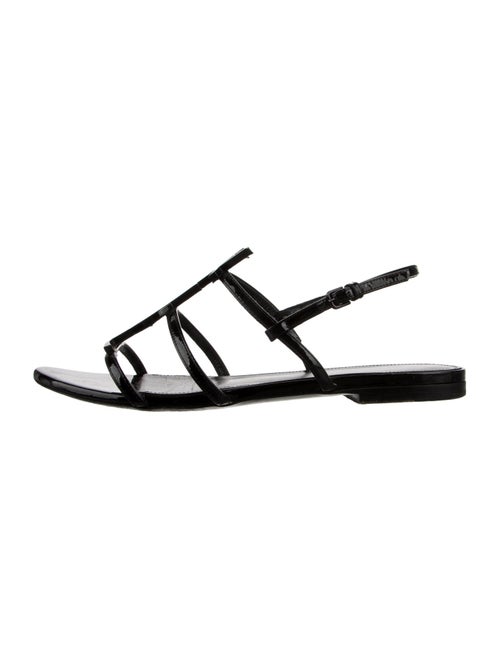 Saint Laurent Patent Leather Gladiator Sandals