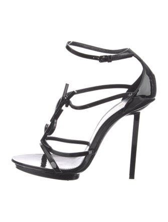 Saint Laurent Patent Leather Sandals