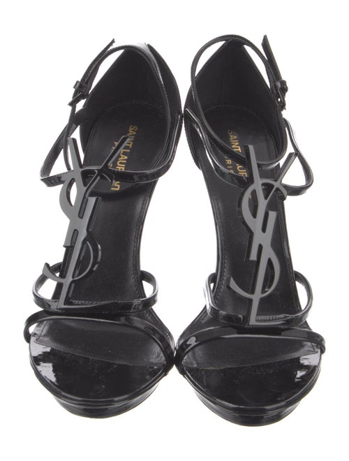 Saint Laurent Patent Leather Sandals