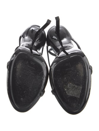 Saint Laurent Patent Leather Sandals