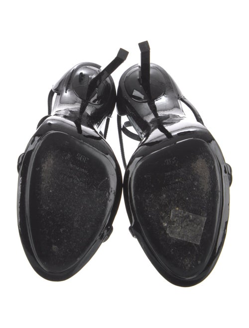 Saint Laurent Patent Leather Sandals