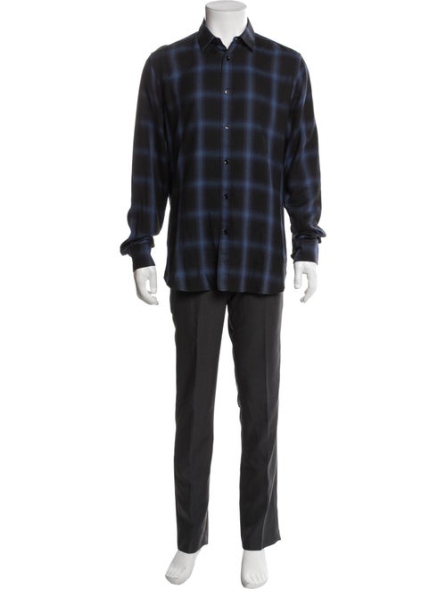 Saint Laurent 2016 Plaid Print Shirt