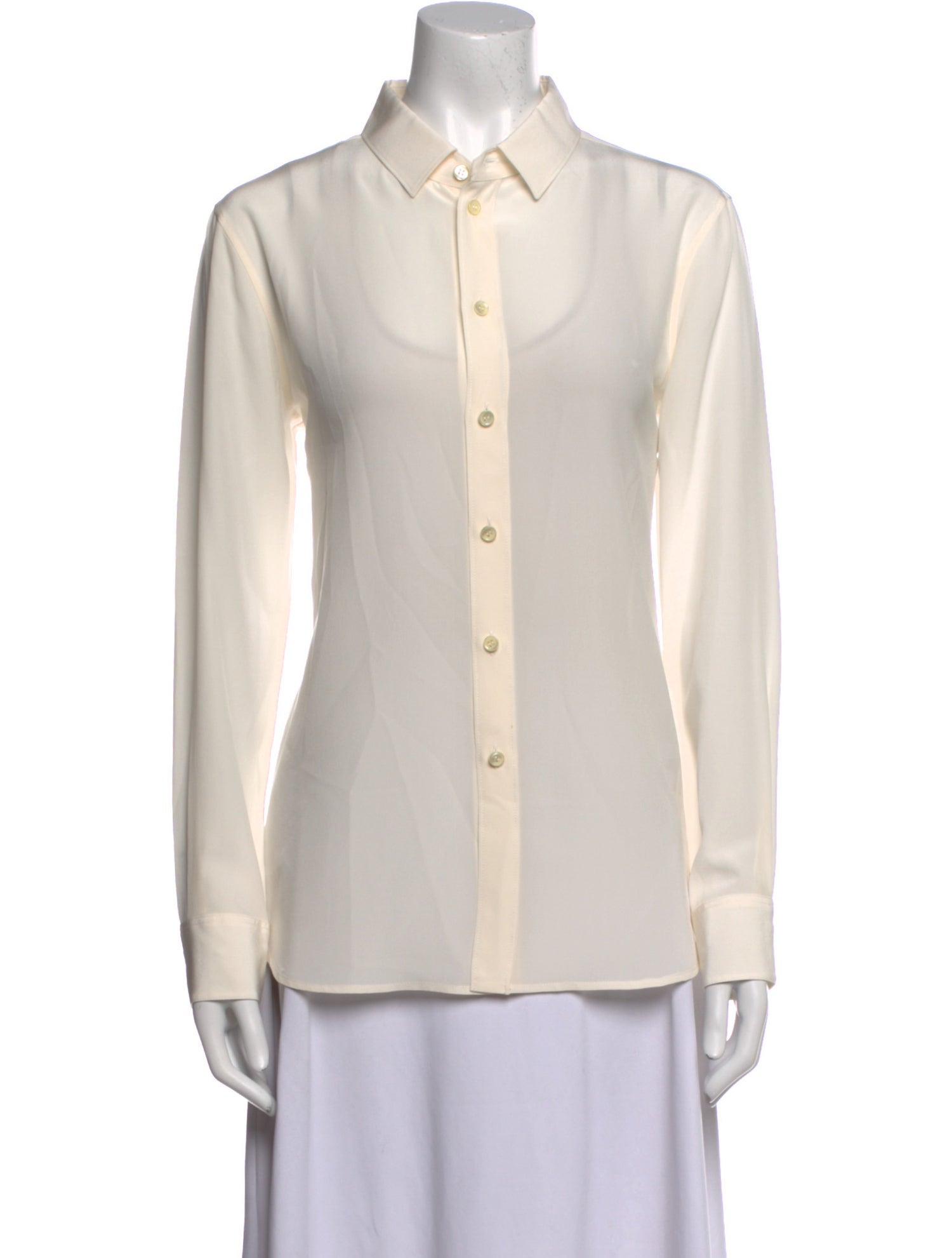 Saint Laurent 2019 Silk Button-Up Top