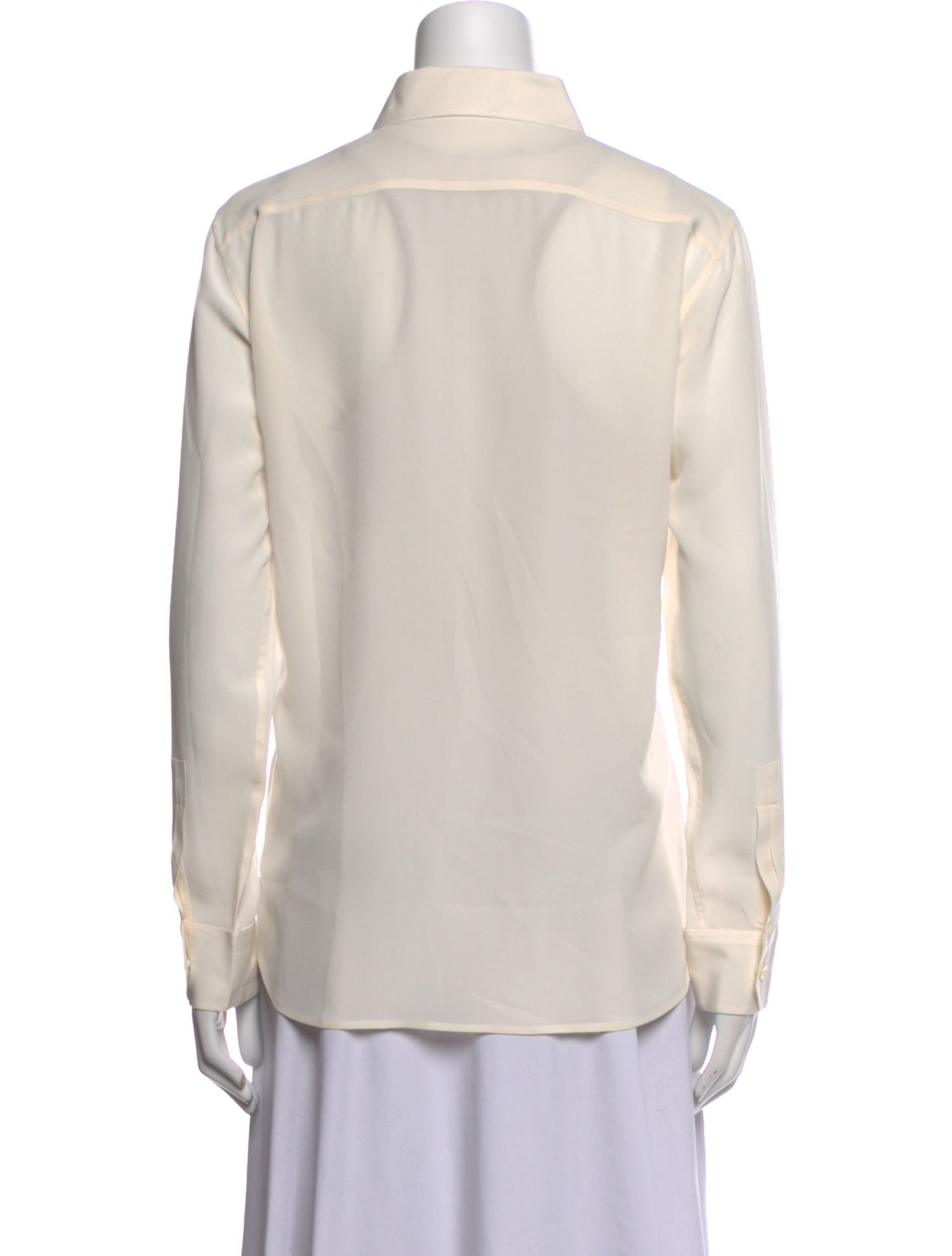 Saint Laurent 2019 Silk Button-Up Top