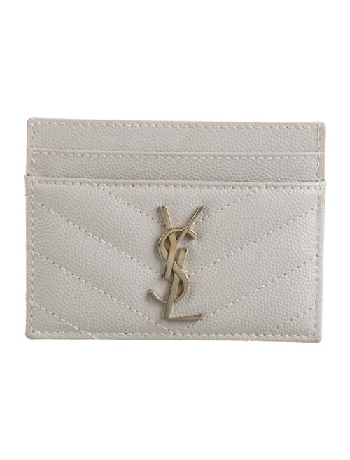Saint Laurent Cassandre Matelassé Leather Card Holder