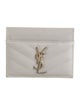 Saint Laurent Cassandre Matelassé Leather Card Holder
