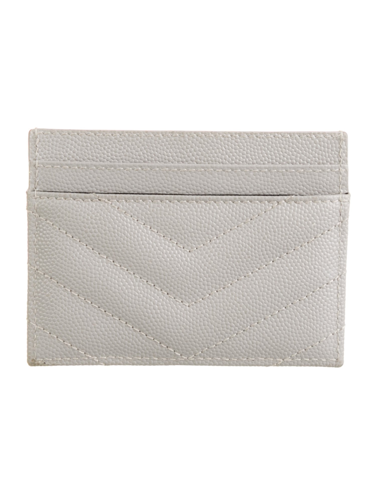 Saint Laurent Cassandre Matelassé Leather Card Holder