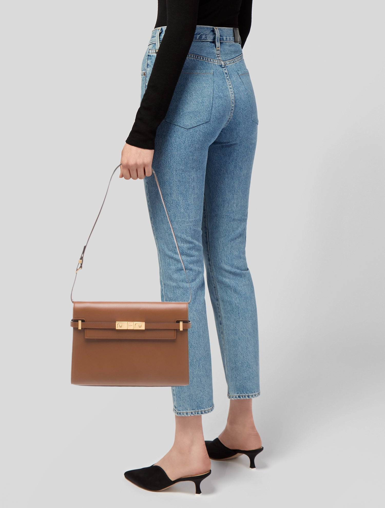 Saint Laurent Leather Manhattan Small