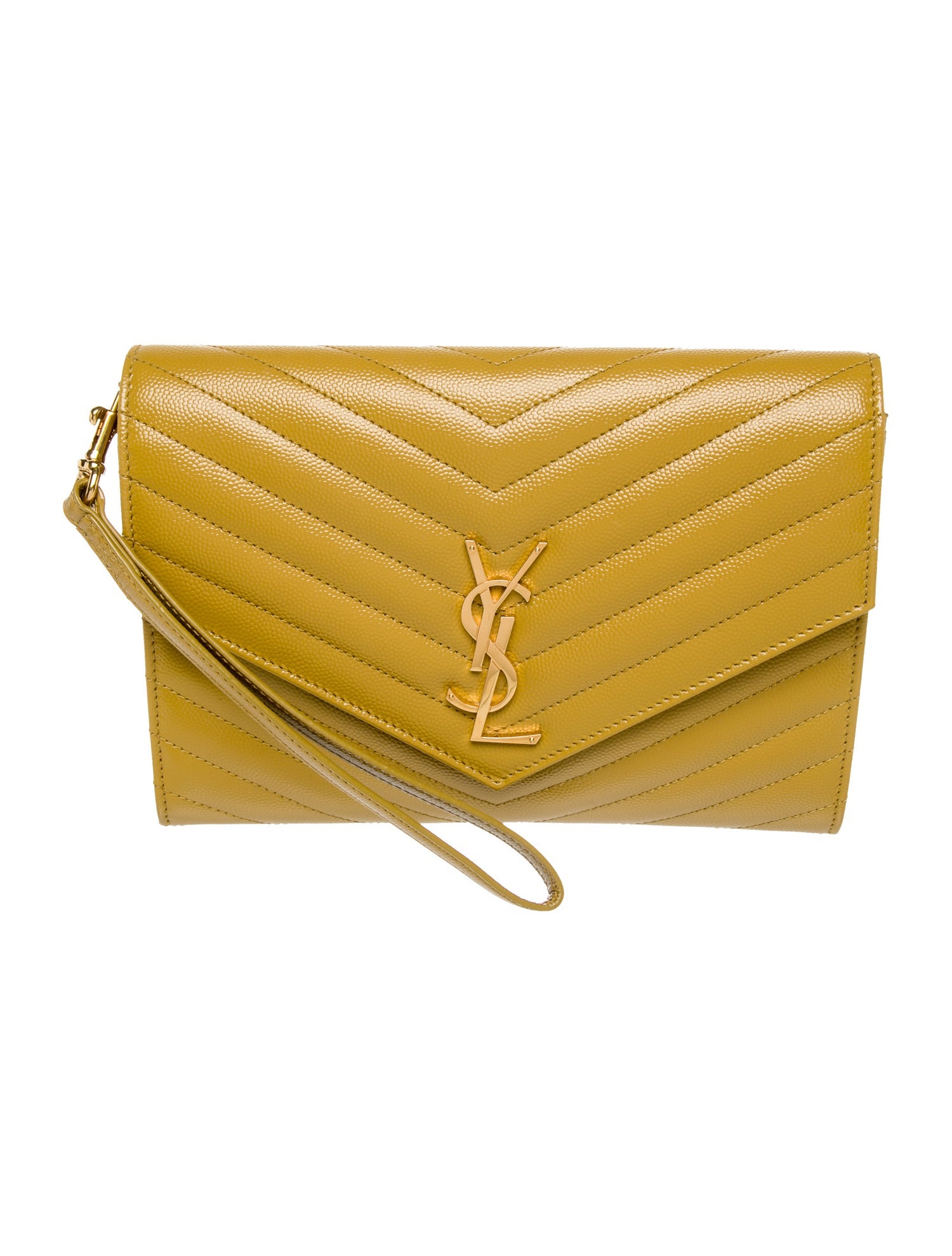 Saint Laurent Leather Cassandre 2022