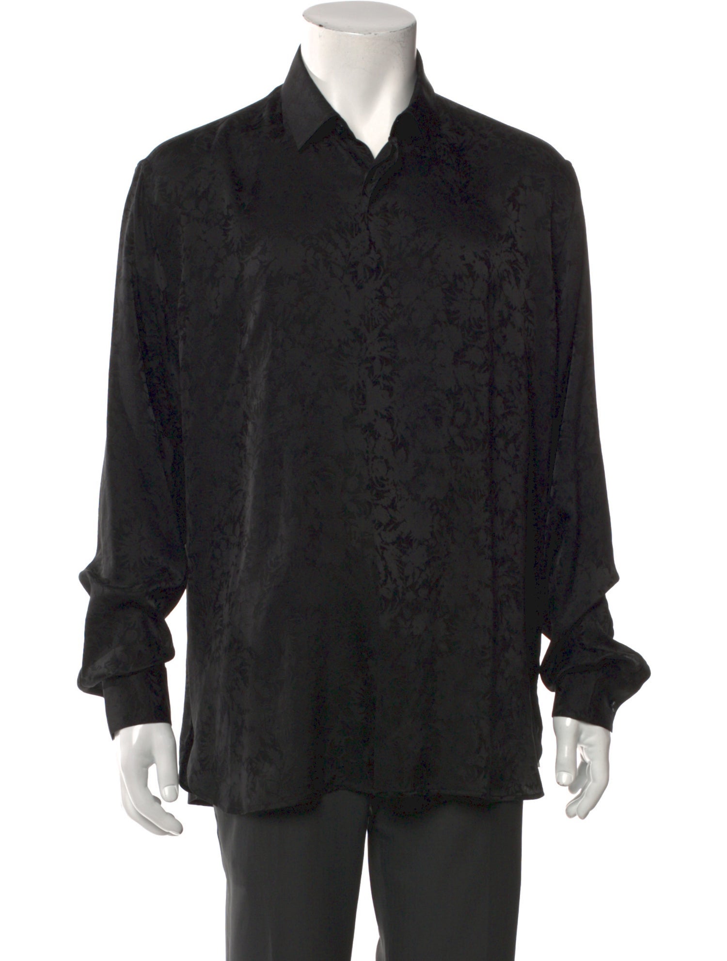 Saint Laurent 2021 Silk Dress Shirt