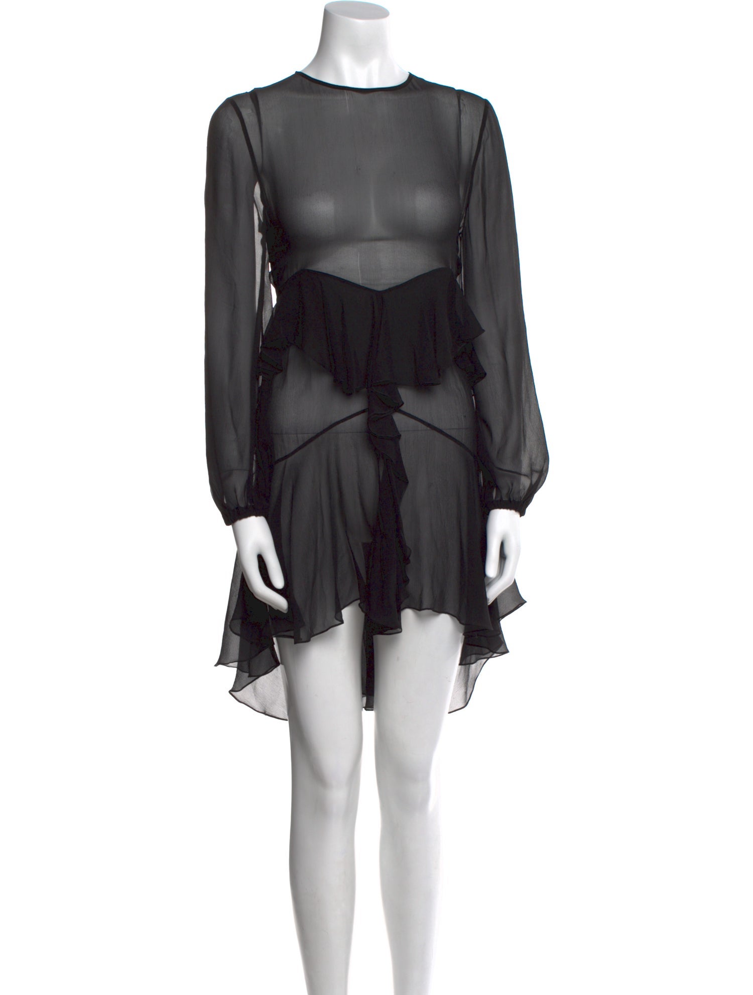 Saint Laurent Silk Mini Dress