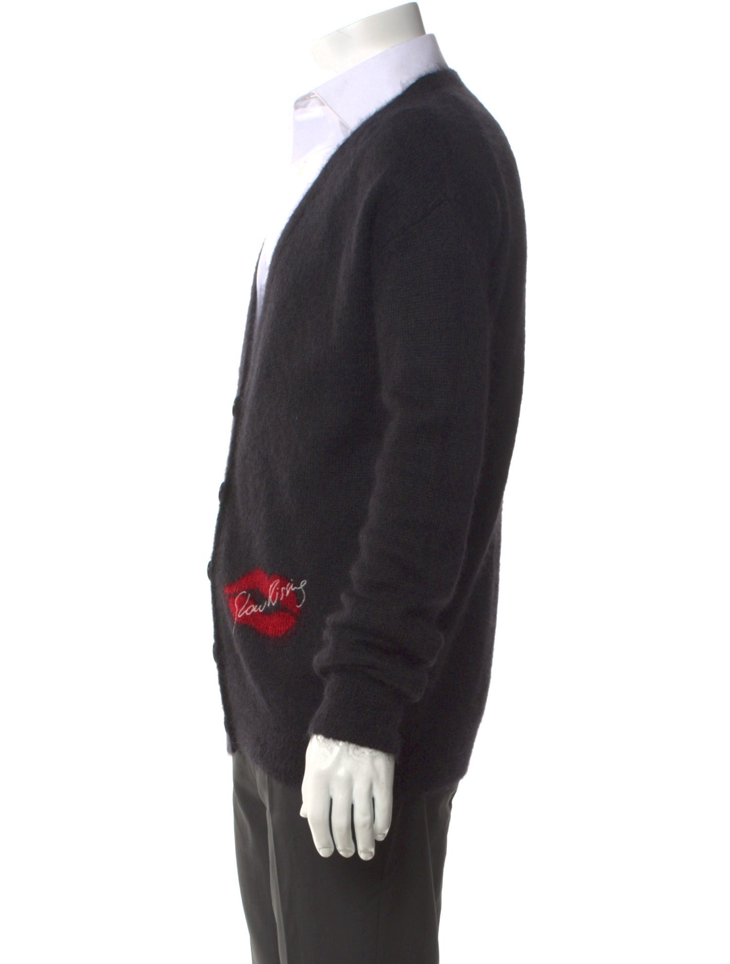 Saint Laurent 2017 Signature Logo Cardigan