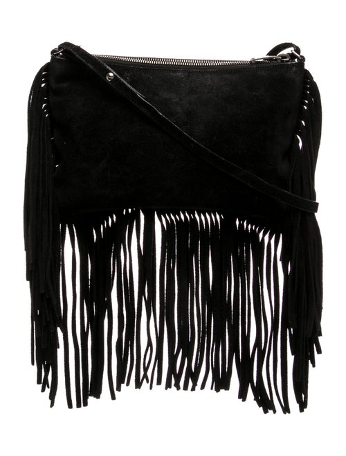 Saint Laurent Suede Fringe Suede Medium