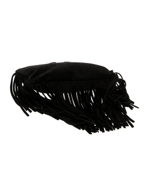 Saint Laurent Suede Fringe Suede Medium