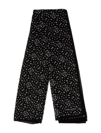 Saint Laurent Printed Scarf