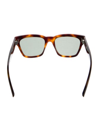 Saint Laurent Square Mirrored Sunglasses