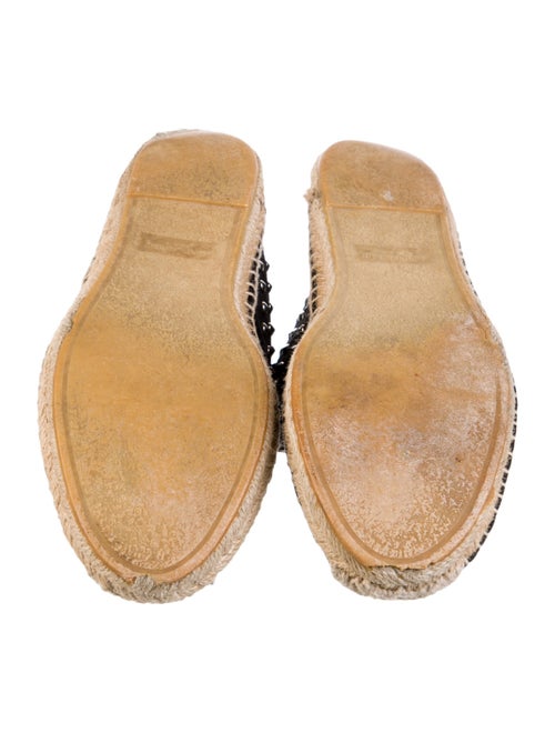 Saint Laurent Canvas Studded Accents Lace-Up Boots