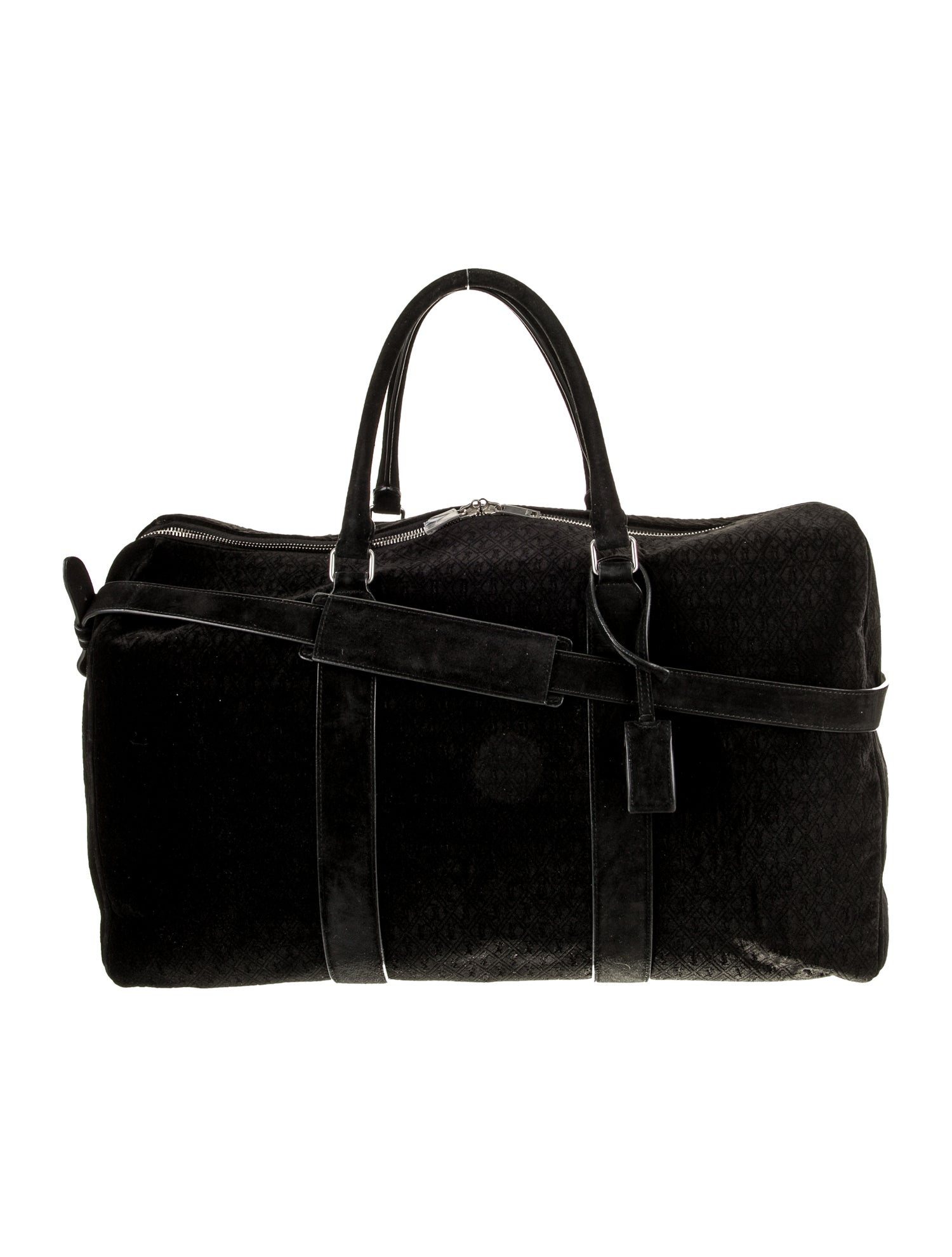 Saint Laurent Suede Weekender Bag