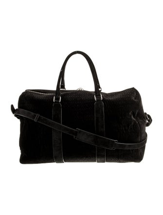 Saint Laurent Suede Weekender Bag