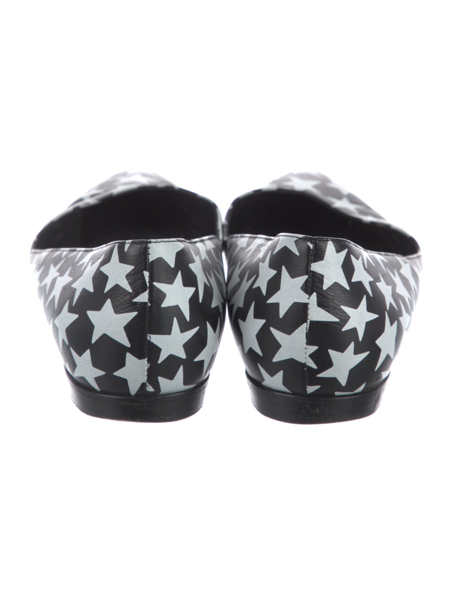 Saint Laurent Leather Printed Flats