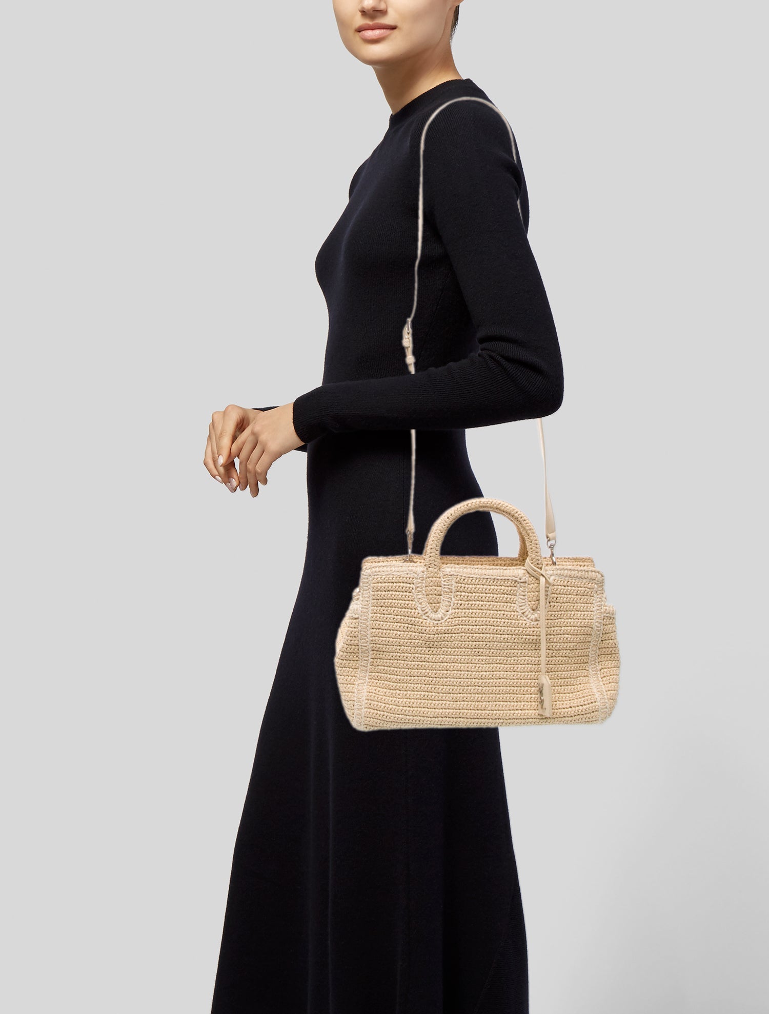 Saint Laurent Raffia Downtown