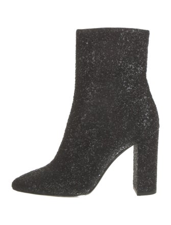 Saint Laurent Glitter Glitter Accents Sock Boots