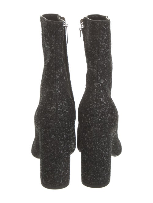 Saint Laurent Glitter Glitter Accents Sock Boots