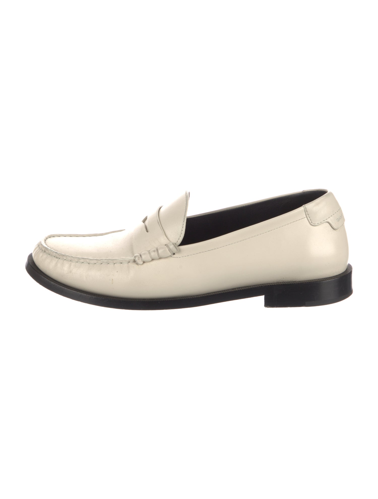 Saint Laurent Leather Dress Loafers