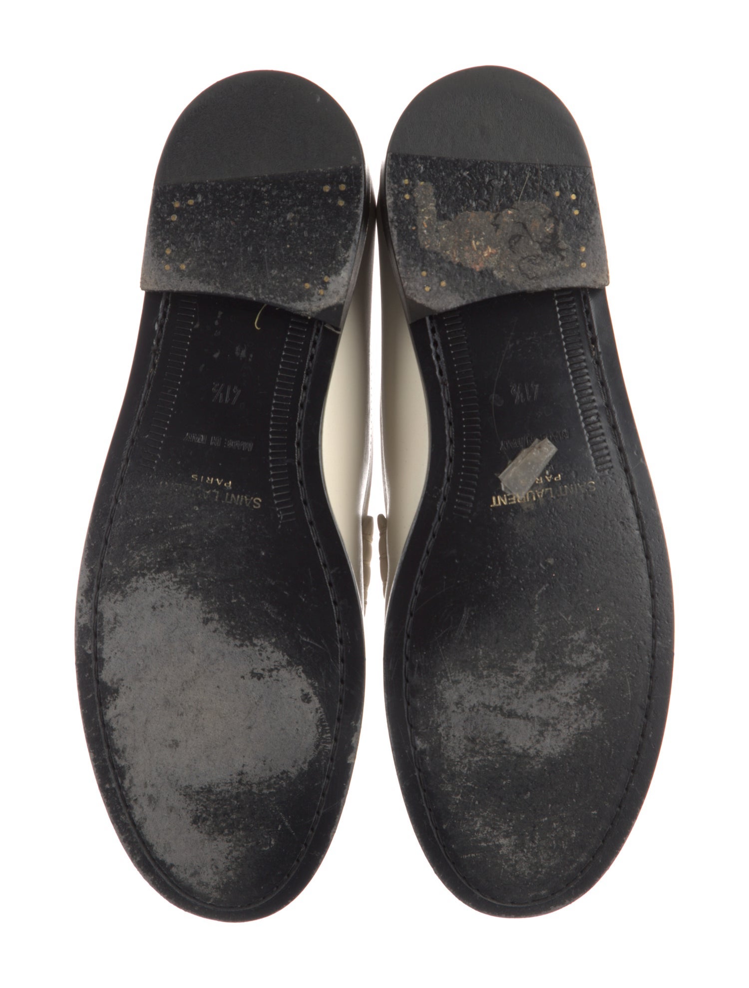 Saint Laurent Leather Dress Loafers