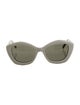 Saint Laurent Cat-Eye Mirrored Sunglasses