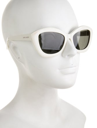 Saint Laurent Cat-Eye Mirrored Sunglasses